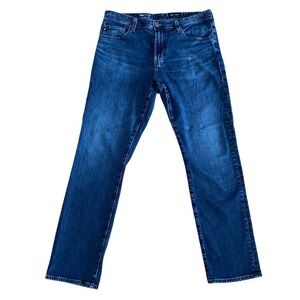 AG Adriano Goldschmied Men's Everett Slim Straight Jeans 35x32 Medium Wash